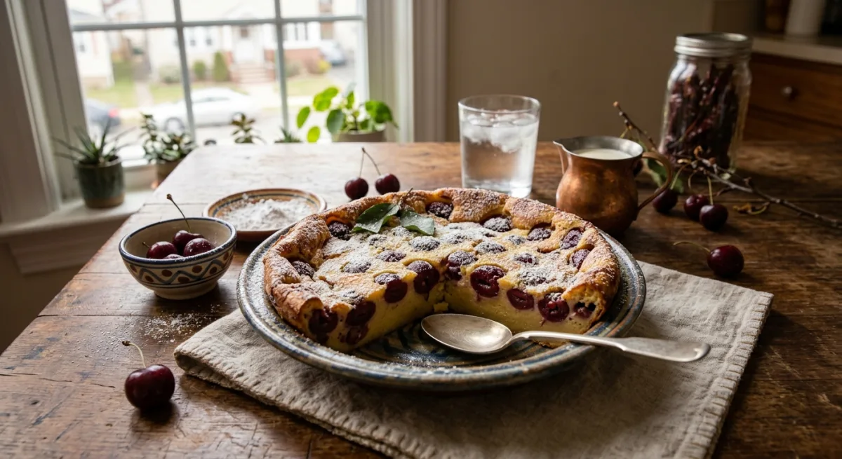 Classic French Clafoutis Aux Cerises
